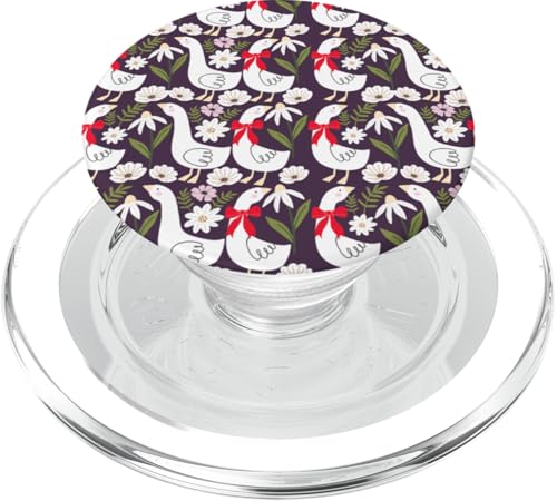 Niedlicher Cottagecore-Blumen- und Gänse-Pastelldruck PopSockets PopGrip für MagSafe Niedlicher Cottagecore-Blumen- und Gänse-Pastelldruck PopSockets PopGrip für MagSafe von Cottagecore and Nature tees