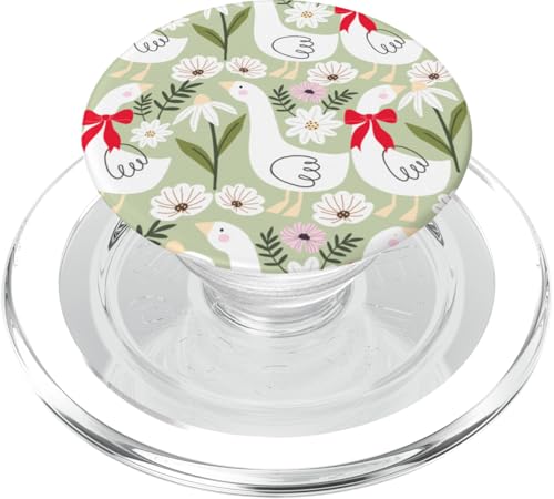 Niedlicher Cottagecore-Blumen- und Gänse-Pastelldruck PopSockets PopGrip für MagSafe Niedlicher Cottagecore-Blumen- und Gänse-Pastelldruck PopSockets PopGrip für MagSafe von Cottagecore and Nature tees
