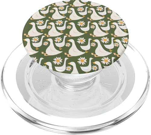 Niedlicher Cottagecore-Blumen- und Gänse-Pastelldruck PopSockets PopGrip für MagSafe Niedlicher Cottagecore-Blumen- und Gänse-Pastelldruck PopSockets PopGrip für MagSafe von Cottagecore and Nature tees