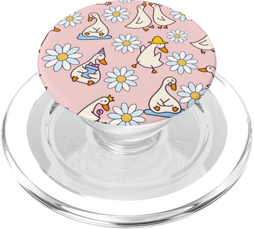 Niedlicher Cottagecore-Blumen- und Gänse-Pastelldruck PopSockets PopGrip für MagSafe Niedlicher Cottagecore-Blumen- und Gänse-Pastelldruck PopSockets PopGrip für MagSafe von Cottagecore and Nature tees