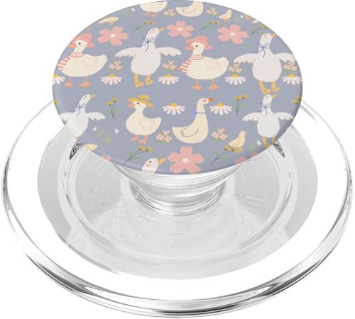 Niedlicher Cottagecore-Blumen- und Gänse-Pastelldruck PopSockets PopGrip für MagSafe Niedlicher Cottagecore-Blumen- und Gänse-Pastelldruck PopSockets PopGrip für MagSafe von Cottagecore and Nature tees