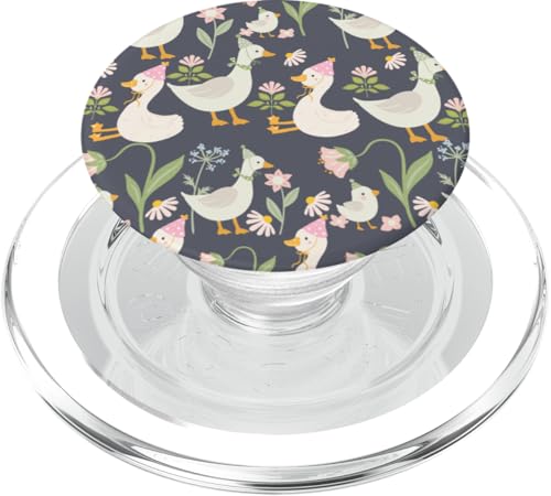 Niedlicher Cottagecore-Blumen- und Gänse-Pastelldruck PopSockets PopGrip für MagSafe Niedlicher Cottagecore-Blumen- und Gänse-Pastelldruck PopSockets PopGrip für MagSafe von Cottagecore and Nature tees