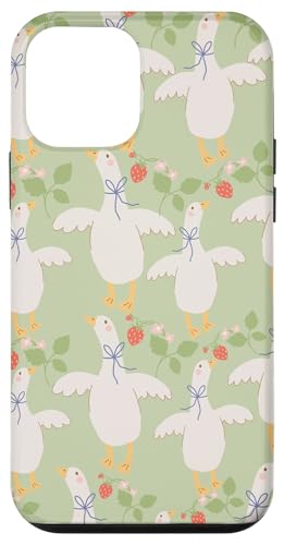 Niedlicher Cottagecore Erdbeerblumen und Gänse Pastelldruck Hülle für iPhone 12 mini Niedlicher Cottagecore Erdbeerblumen und Gänse Pastelldruck Hülle für iPhone 12 mini von Cottagecore and Nature tees