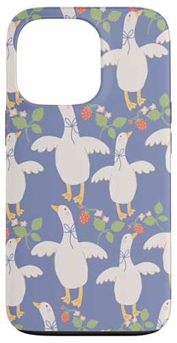 Niedlicher Cottagecore Erdbeerblumen und Gänse Pastelldruck Hülle für iPhone 13 Pro Niedlicher Cottagecore Erdbeerblumen und Gänse Pastelldruck Hülle für iPhone 13 Pro von Cottagecore and Nature tees