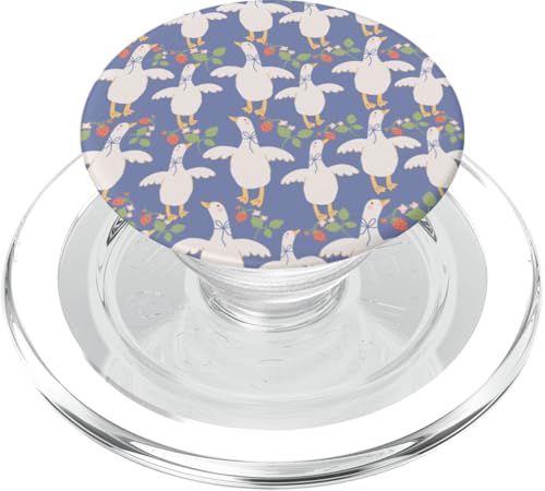 Niedlicher Cottagecore Erdbeerblumen und Gänse Pastelldruck PopSockets PopGrip für MagSafe Niedlicher Cottagecore Erdbeerblumen und Gänse Pastelldruck PopSockets PopGrip für MagSafe von Cottagecore and Nature tees