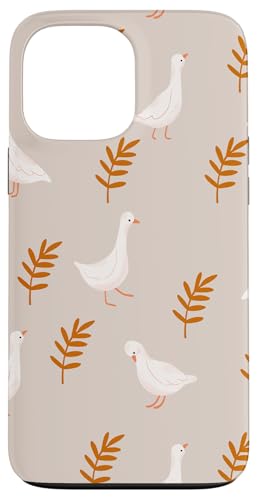 Niedlicher Cottagecore Gänse und Blattdruck Hülle für iPhone 13 Pro Max Niedlicher Cottagecore Gänse und Blattdruck Hülle für iPhone 13 Pro Max von Cottagecore and Nature tees