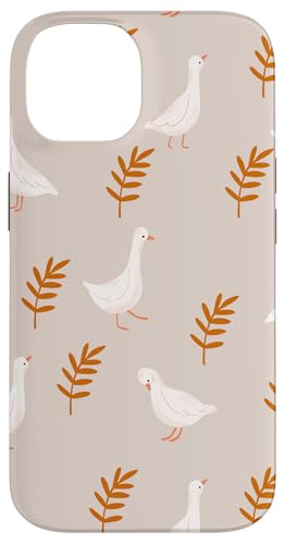 Niedlicher Cottagecore Gänse und Blattdruck Hülle für iPhone 14 Niedlicher Cottagecore Gänse und Blattdruck Hülle für iPhone 14 von Cottagecore and Nature tees