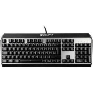 COUGAR Gaming Attack X3 RGB Tastatur USB QWERTZ Deutsch Schwarz - Silber (37ATRM1MB.0001) von Cougar