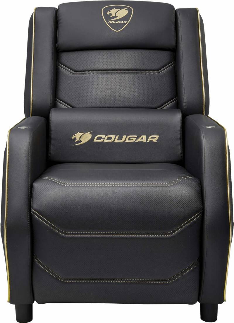 COUGAR Gaming Gaming Sofa Ranger Pro Royal - Gaming-Sessel - 160 kg - Gepolsterter Sitz - Gepolsterte Rückenlehne - Universal - Schwarz (CGR-RGP-GLB) von Cougar