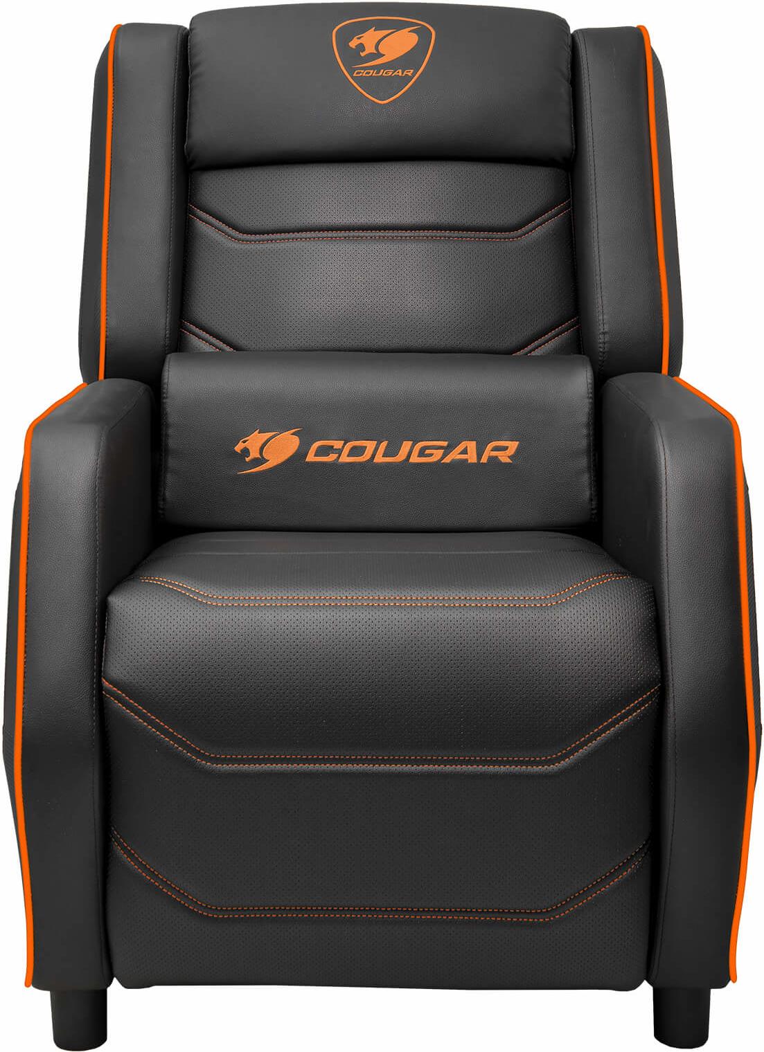 COUGAR Gaming Gaming Sofa Ranger S - Gaming-Sessel - 160 kg - Gepolsterter Sitz - Universal - Schwarz/Orange - Schwarz - Orange (CGR-RGS) von Cougar