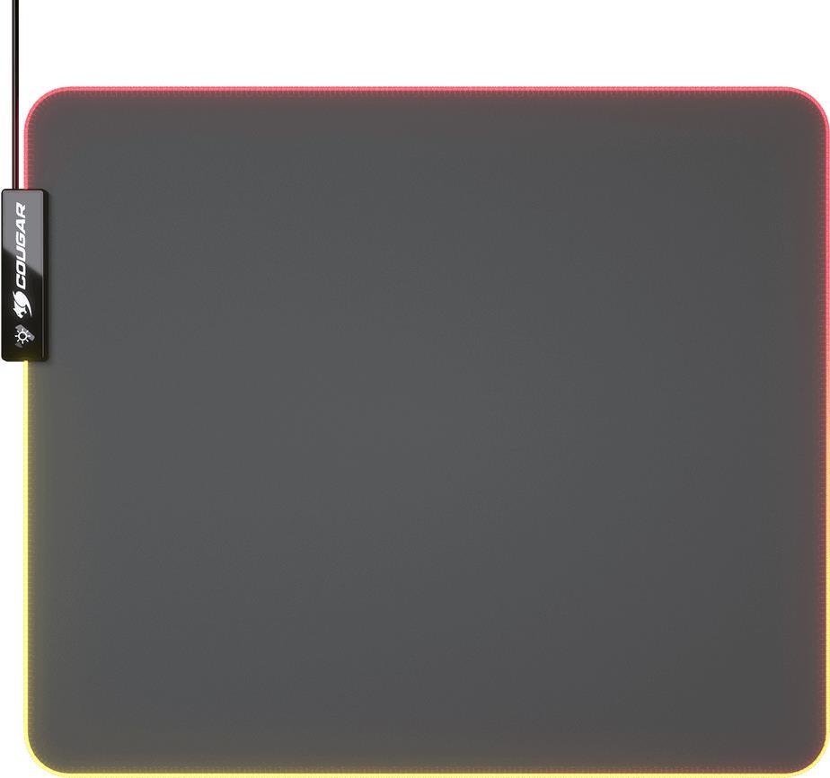 COUGAR Gaming NEON - Schwarz - Einfarbig - Stoff - Gummi - verschiedene - Anti-Rutsch-Basis - Gaming-Mauspad (3MNEOMAT.0001) von Cougar