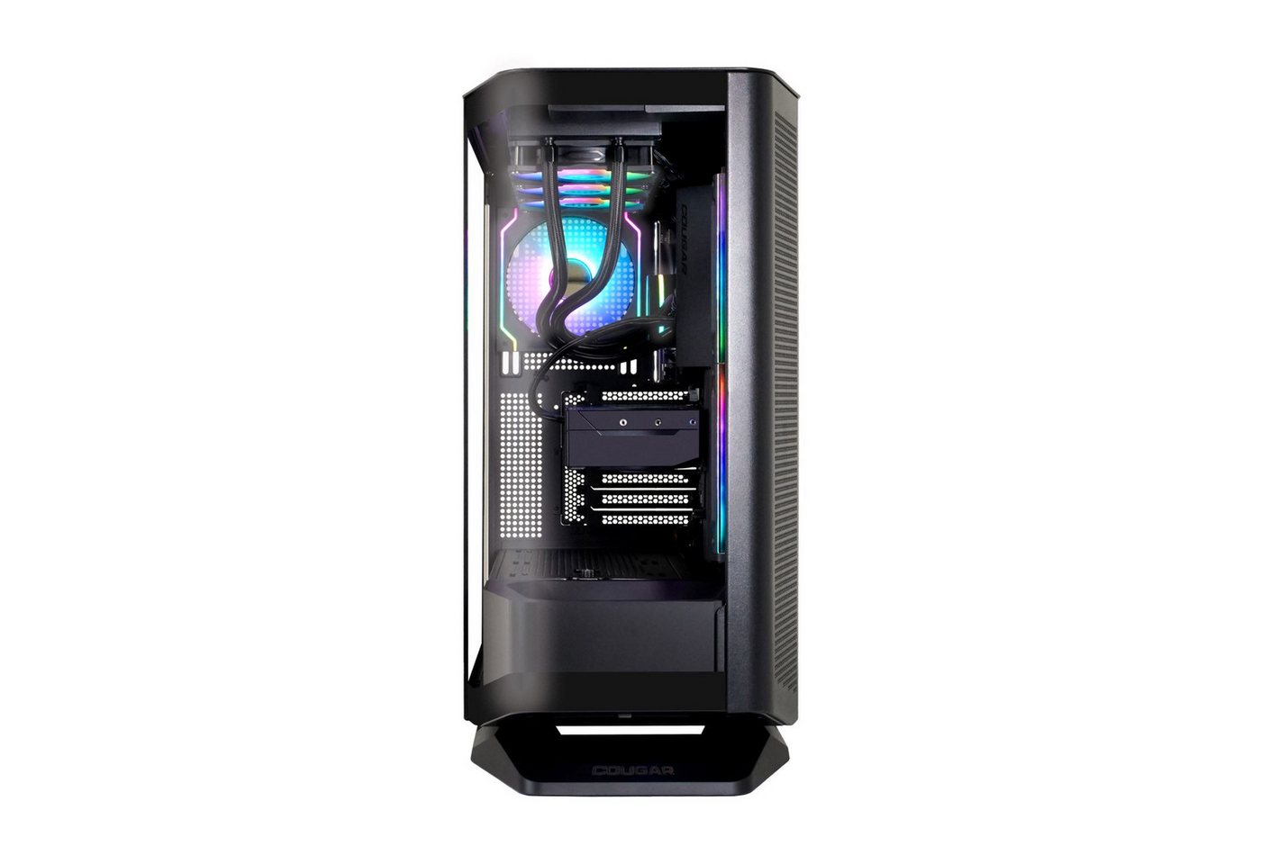 Cougar FV270 BK 7497 Gaming-PC (Intel® Core™ Ultra 9 285K, RTX 5080, 32 GB RAM, 1000 GB SSD, Wasserkühlung, Windows 11, DDR5 RAM) von Cougar