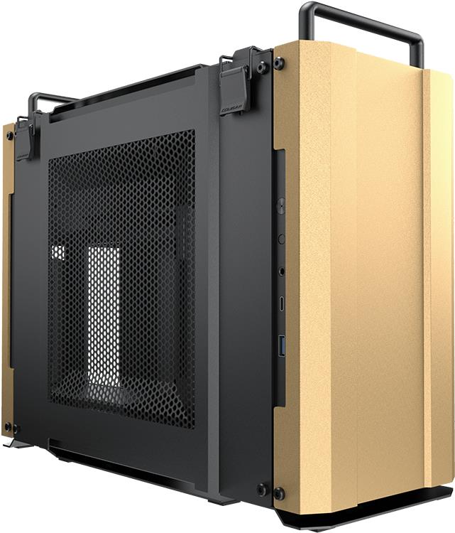 Cougar Gehäuse Dust 2 Wüstensand - Small Form Factor (SFF) - PC - Sand - Mini-ITX - Leistung - 7 cm (CGR-5QM9A) von Cougar