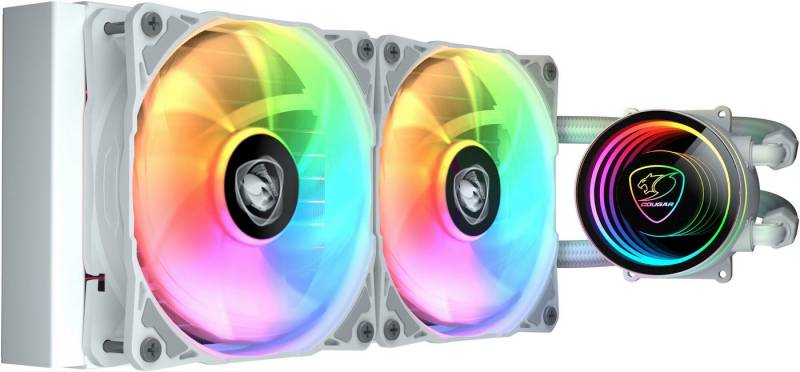 Cougar Wasserkühlung CPU Wasserkühlungsblock, Poseidon Elite 240 ARGB von Cougar