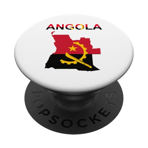 Angola-Design PopSockets Klebender PopGrip Angola-Design PopSockets Klebender PopGrip von Countries Of The World Designs