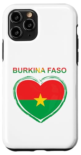 Burkina Faso Herz Design Hülle für iPhone 11 Pro von Countries Of The World Designs