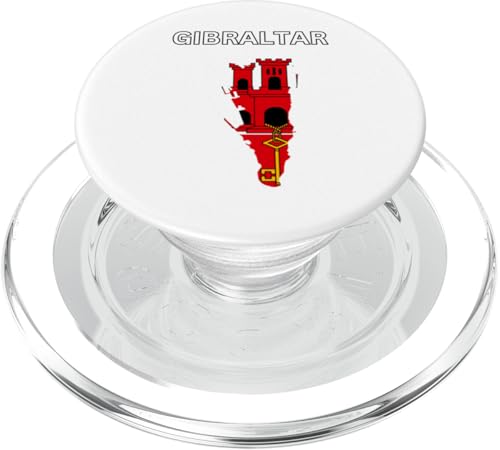 Entwurf aus Gibraltar PopSockets PopGrip für MagSafe von Countries Of The World Designs