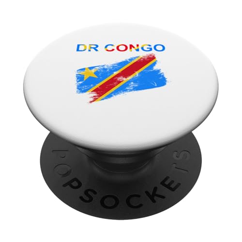 Entwurf der Demokratischen Republik Kongo PopSockets Klebender PopGrip Entwurf der Demokratischen Republik Kongo PopSockets Klebender PopGrip von Countries Of The World Designs