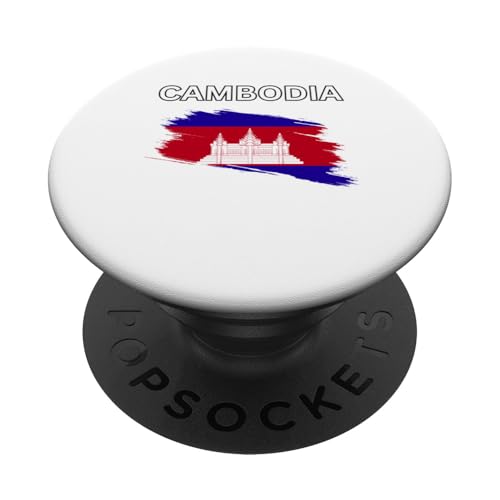 Kambodscha-Design PopSockets Klebender PopGrip Kambodscha-Design PopSockets Klebender PopGrip von Countries Of The World Designs