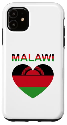 Malawi-Herz-Flaggen-Design Hülle für iPhone 11 von Countries Of The World Designs
