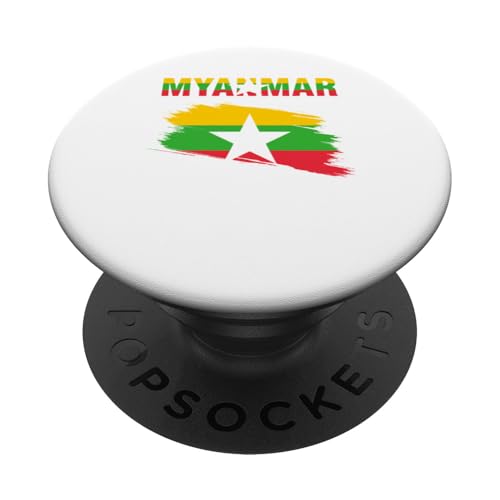Myanmarisches Design PopSockets Klebender PopGrip Myanmarisches Design PopSockets Klebender PopGrip von Countries Of The World Designs