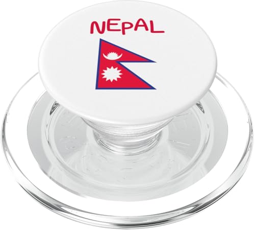 Nepal-Flaggen-Design PopSockets PopGrip für MagSafe Nepal-Flaggen-Design PopSockets PopGrip für MagSafe von Countries Of The World Designs