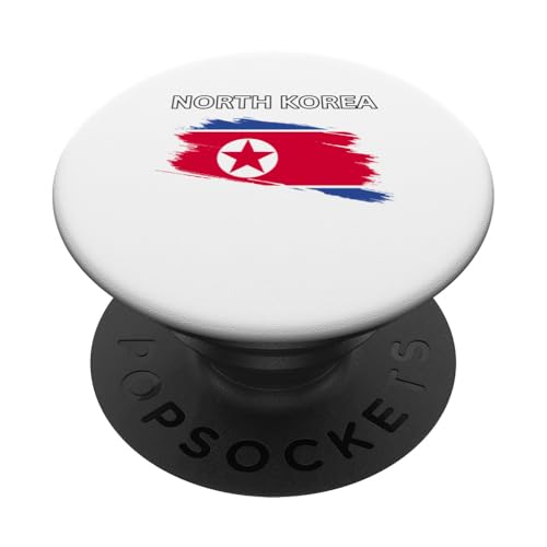 Nordkorea-Design PopSockets Klebender PopGrip Nordkorea-Design PopSockets Klebender PopGrip von Countries Of The World Designs