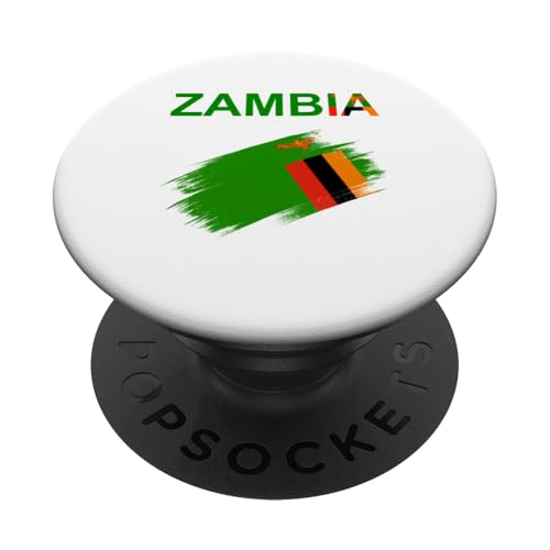 Sambia-Design PopSockets Klebender PopGrip Sambia-Design PopSockets Klebender PopGrip von Countries Of The World Designs
