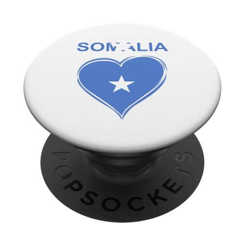 Somalia Herz-Design PopSockets Klebender PopGrip Somalia Herz-Design PopSockets Klebender PopGrip von Countries Of The World Designs