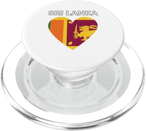 Sri Lanka Herz-Design PopSockets PopGrip für MagSafe Sri Lanka Herz-Design PopSockets PopGrip für MagSafe von Countries Of The World Designs
