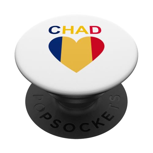 Tschad-Design PopSockets Klebender PopGrip Tschad-Design PopSockets Klebender PopGrip von Countries Of The World Designs