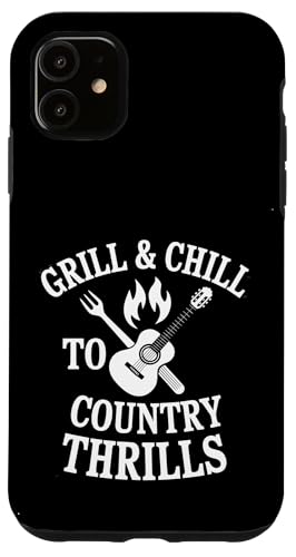 Grill and Chill to Country Thrills - BBQ Country Zitat Hülle für iPhone 11 Grill and Chill to Country Thrills - BBQ Country Zitat Hülle für iPhone 11 von Country BBQ Vibes – Grillin’ & Pickin’ Apparel