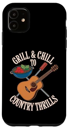 Grill and Chill to Country Thrills - BBQ Country Zitat Hülle für iPhone 11 Grill and Chill to Country Thrills - BBQ Country Zitat Hülle für iPhone 11 von Country BBQ Vibes – Grillin’ & Pickin’ Apparel