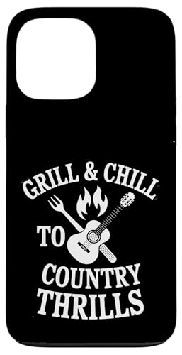 Grill and Chill to Country Thrills - BBQ Country Zitat Hülle für iPhone 13 Pro Max Grill and Chill to Country Thrills - BBQ Country Zitat Hülle für iPhone 13 Pro Max von Country BBQ Vibes – Grillin’ & Pickin’ Apparel