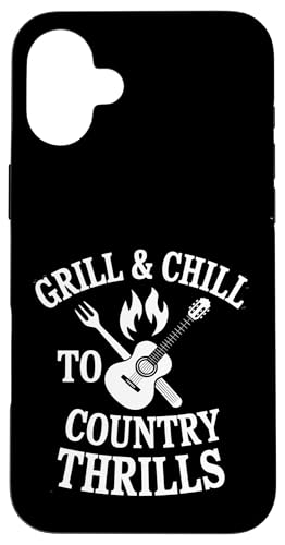 Grill and Chill to Country Thrills - BBQ Country Zitat Hülle für iPhone 16 Plus Grill and Chill to Country Thrills - BBQ Country Zitat Hülle für iPhone 16 Plus von Country BBQ Vibes – Grillin’ & Pickin’ Apparel