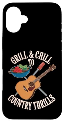 Grill and Chill to Country Thrills - BBQ Country Zitat Hülle für iPhone 16 Plus Grill and Chill to Country Thrills - BBQ Country Zitat Hülle für iPhone 16 Plus von Country BBQ Vibes – Grillin’ & Pickin’ Apparel