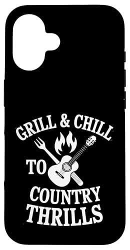 Grill and Chill to Country Thrills - BBQ Country Zitat Hülle für iPhone 16 Grill and Chill to Country Thrills - BBQ Country Zitat Hülle für iPhone 16 von Country BBQ Vibes – Grillin’ & Pickin’ Apparel