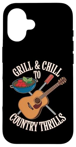 Grill and Chill to Country Thrills - BBQ Country Zitat Hülle für iPhone 16 Grill and Chill to Country Thrills - BBQ Country Zitat Hülle für iPhone 16 von Country BBQ Vibes – Grillin’ & Pickin’ Apparel