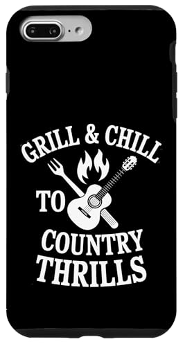 Grill and Chill to Country Thrills - BBQ Country Zitat Hülle für iPhone 7 Plus/8 Plus Grill and Chill to Country Thrills - BBQ Country Zitat Hülle für iPhone 7 Plus/8 Plus von Country BBQ Vibes – Grillin’ & Pickin’ Apparel