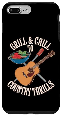 Grill and Chill to Country Thrills - BBQ Country Zitat Hülle für iPhone 7 Plus/8 Plus Grill and Chill to Country Thrills - BBQ Country Zitat Hülle für iPhone 7 Plus/8 Plus von Country BBQ Vibes – Grillin’ & Pickin’ Apparel