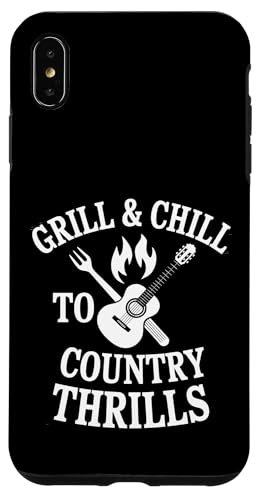 Grill and Chill to Country Thrills - BBQ Country Zitat Hülle für iPhone XS Max Grill and Chill to Country Thrills - BBQ Country Zitat Hülle für iPhone XS Max von Country BBQ Vibes – Grillin’ & Pickin’ Apparel