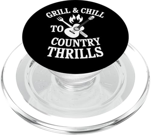 Grill and Chill to Country Thrills - BBQ Country Zitat PopSockets PopGrip für MagSafe Grill and Chill to Country Thrills - BBQ Country Zitat PopSockets PopGrip für MagSafe von Country BBQ Vibes – Grillin’ & Pickin’ Apparel