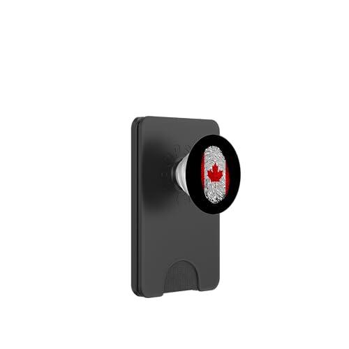 Kanada Fingerabdruck PopSockets PopWallet für MagSafe von Country Fingerprint Tees