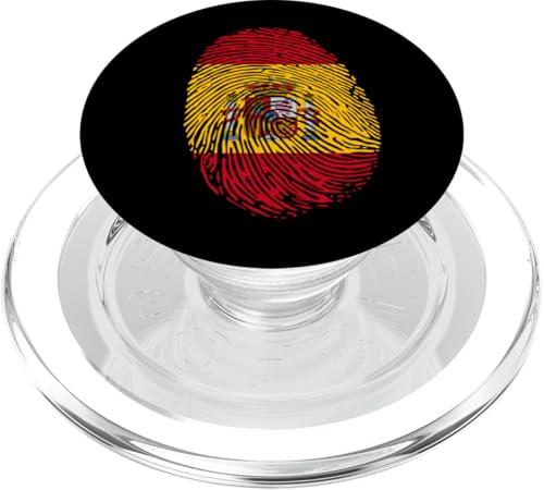 Spanien Fingerabdruck PopSockets PopGrip für MagSafe von Country Fingerprint Tees