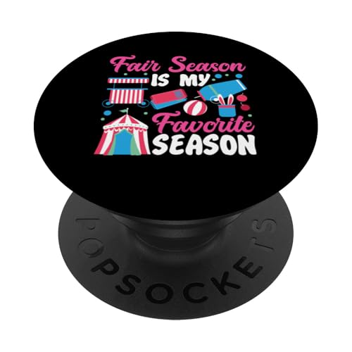 County Fair: Fair Season ist meine Lieblingsjahreszeit PopSockets Klebender PopGrip County Fair: Fair Season ist meine Lieblingsjahreszeit PopSockets Klebender PopGrip von County Fair And State Fair Designs for Kids