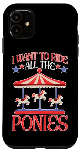 County Fair: I Want To Ride All The Ponys Hülle für iPhone 11 County Fair: I Want To Ride All The Ponys Hülle für iPhone 11 von County Fair And State Fair Designs for Kids
