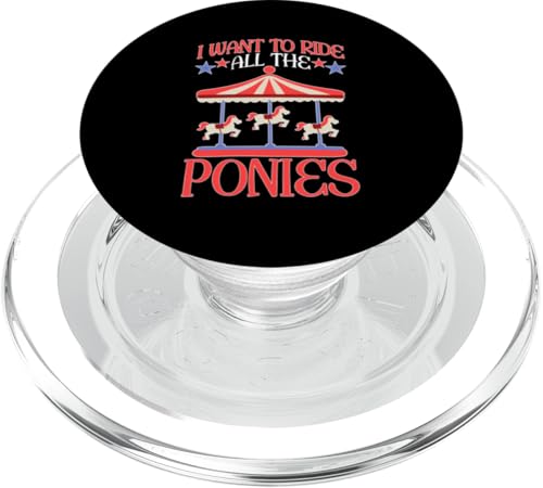 County Fair: I Want To Ride All The Ponys PopSockets PopGrip für MagSafe County Fair: I Want To Ride All The Ponys PopSockets PopGrip für MagSafe von County Fair And State Fair Designs for Kids