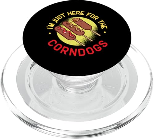 County Fair: Ich bin nur wegen der Corn Dogs hier PopSockets PopGrip für MagSafe County Fair: Ich bin nur wegen der Corn Dogs hier PopSockets PopGrip für MagSafe von County Fair And State Fair Designs for Kids