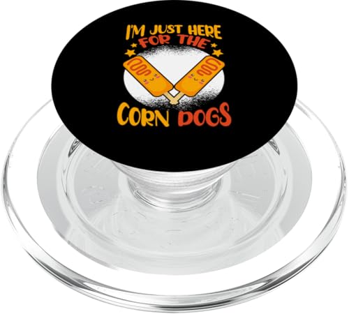 County Fair: Ich bin nur wegen der Corn Dogs hier PopSockets PopGrip für MagSafe County Fair: Ich bin nur wegen der Corn Dogs hier PopSockets PopGrip für MagSafe von County Fair And State Fair Designs for Kids