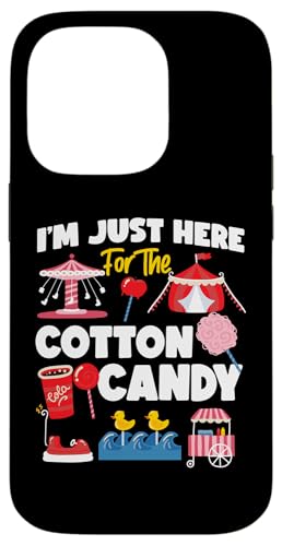 County Fair: Ich bin nur wegen der Zuckerwatte hier Hülle für iPhone 14 Pro von County Fair And State Fair Designs for Kids